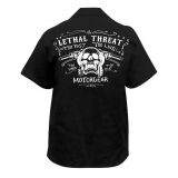 Lethal Threat Skull Handlebars Shirt