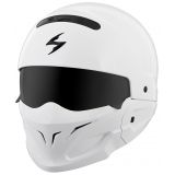 Scorpion EXO Covert White Helmet