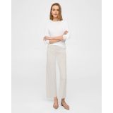 Theory Wide Crop Pant in Good Linen