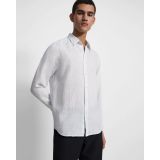 Theory Irving Shirt in Striped Linen