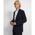 Theory Casual Blazer in Striped Admiral Crepe
