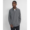 Theory Noll Long-Sleeve Shirt in Cotton Flannel