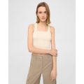 Theory Cropped Tank Top in Cotton-Cashmere