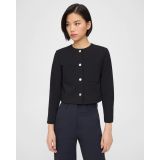 Theory Cropped Jacket in Neoteric Twill