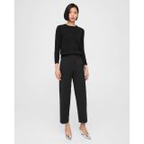 Theory High-Waist Straight-Leg Pant in Neoteric Twill