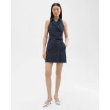 Halter Trench Dress in Good Wool