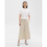 Cropped Wide-Leg Pant in Good Linen