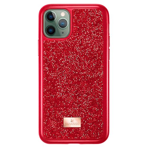 스와로브스키 Swarovski Glam Rock smartphone case, iPhone 11 Pro, Red