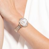Swarovski Crystalline Aura watch, Swiss Made, Metal bracelet, Rose gold tone, Rose gold-tone finish