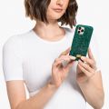 Swarovski Glam Rock smartphone case, iPhone 11 Pro, Green