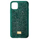 Swarovski Glam Rock smartphone case, iPhone 11 Pro Max, Green