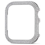 Swarovski Sparkling case compatible with Apple watch, 40 mm, Silver tone