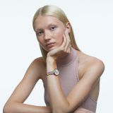 Swarovski Attract watch, Swiss Made, Pave, Metal bracelet, Rose gold tone, Rose gold-tone finish