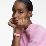 Swarovski Watch, Silicone strap, Pink