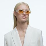 Swarovski Sunglasses, Octagon shape, Pave, SK0345 21J, Yellow