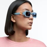 Swarovski Sunglasses, Octagon shape, SK0349 84V, Blue