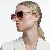 Swarovski Sunglasses, Cat-Eye shape, SK344-H28F, Brown