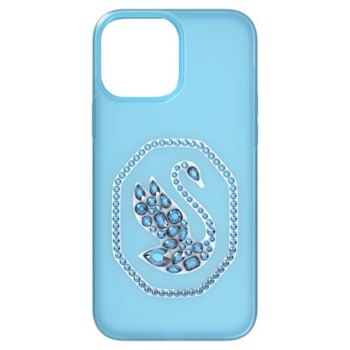 스와로브스키 Swarovski Smartphone case, Swan, iPhone 13 Pro Max, Blue