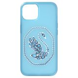 Swarovski Smartphone case, Swan, iPhone 13 Pro, Blue