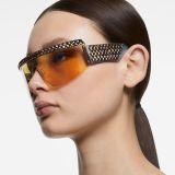 Swarovski Sunglasses, Mask, Gradient tint, SK0363 30X, Blue
