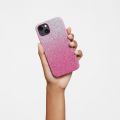 Swarovski High smartphone case, iPhone 13, Pink