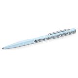 Swarovski Crystal Shimmer ballpoint pen, Blue, Blue lacquered, Chrome plated