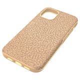 Swarovski High smartphone case, iPhone 12 mini, Gold tone