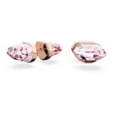 Swarovski Lucent stud earrings, Pink, Rose gold-tone plated