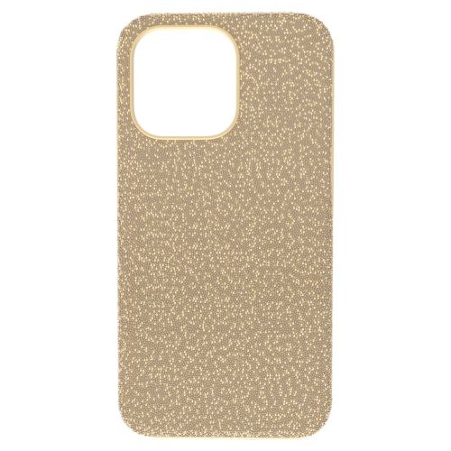 스와로브스키 Swarovski High smartphone case, iPhone 13 Pro, Gold tone