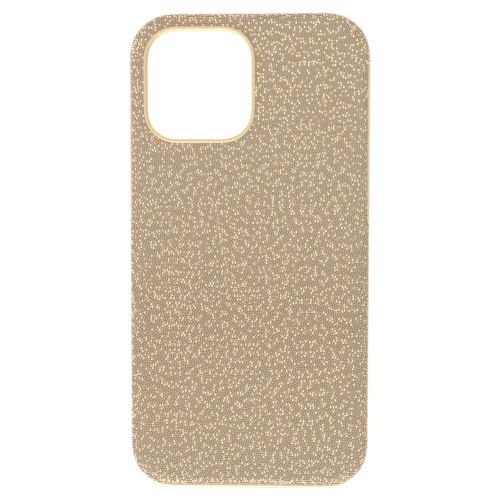 스와로브스키 Swarovski High smartphone case, iPhone 13 Pro Max, Gold tone