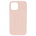 Swarovski High smartphone case, iPhone 13 Pro Max, Pale pink