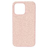 Swarovski High smartphone case, iPhone 13 Pro, Pale pink