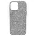 Swarovski High smartphone case, iPhone 13 Pro Max, Silver tone