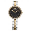 Swarovski Cosmopolitan watch, Swiss Made, Metal bracelet, Black, Mixed metal finish