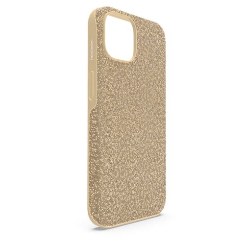 스와로브스키 Swarovski High smartphone case, iPhone 14, Gold tone