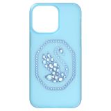 Swarovski Smartphone case, Swan, iPhone 14 Pro Max, Blue