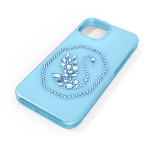 스와로브스키 Swarovski Smartphone case, Swan, iPhone 14, Blue