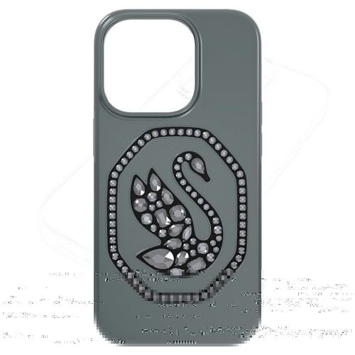 스와로브스키 Swarovski Smartphone case, Swan, iPhone 14 Pro, Black