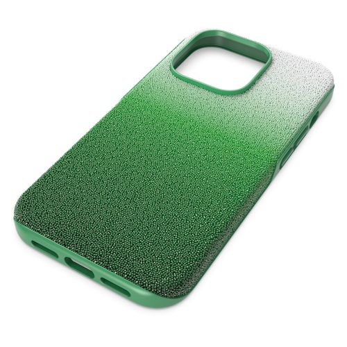 스와로브스키 Swarovski High smartphone case, iPhone 14 Pro, Green