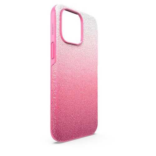 스와로브스키 Swarovski High smartphone case, iPhone 14 Pro Max, Pink