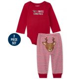 Childrensplace Unisex Baby First Christmas 2-Piece Set