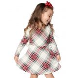 Childrensplace Baby And Toddler Girls Plaid Ruffle Skater Dress