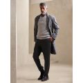 Tailored-Fit Wool Blend Trouser