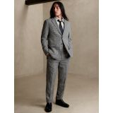 Tailored-Fit Houndstooth Suit Trouser