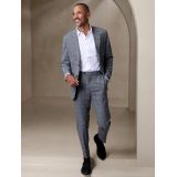 bananarepublic Tailored-Fit Glen Plaid Suit Trouser