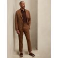 Tailored-Fit Cotton-Linen Suit Trouser