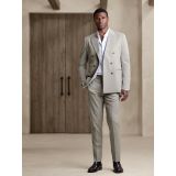 Tailored-Fit Textured Suit Trouser