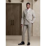 Tailored-Fit Textured Suit Jacket