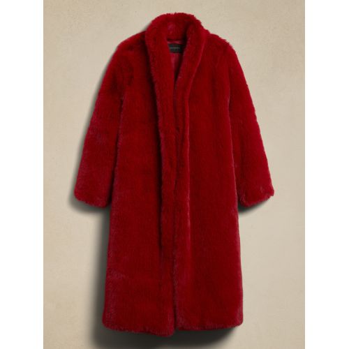 바나나리퍼블릭 Faux Fur Coat