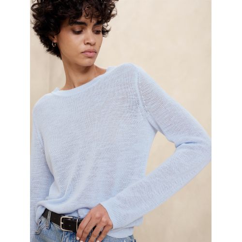 바나나리퍼블릭 Pointelle Pullover Sweater